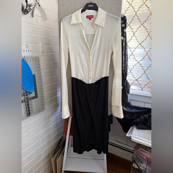 Staud Brendan Midi Dress - Picture 2 of 12